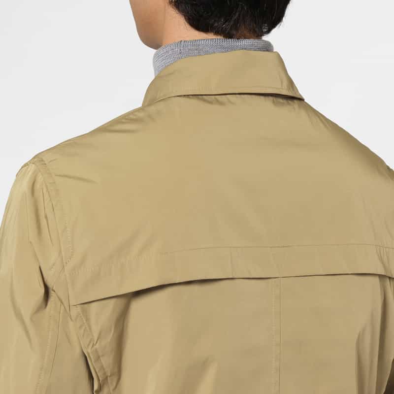 BARNEYS NEW YORK ダブルフェイスフーデッドコート BEIGE