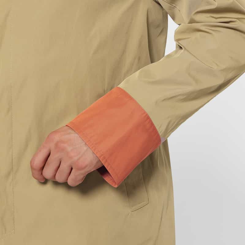 BARNEYS NEW YORK ダブルフェイスフーデッドコート BEIGE