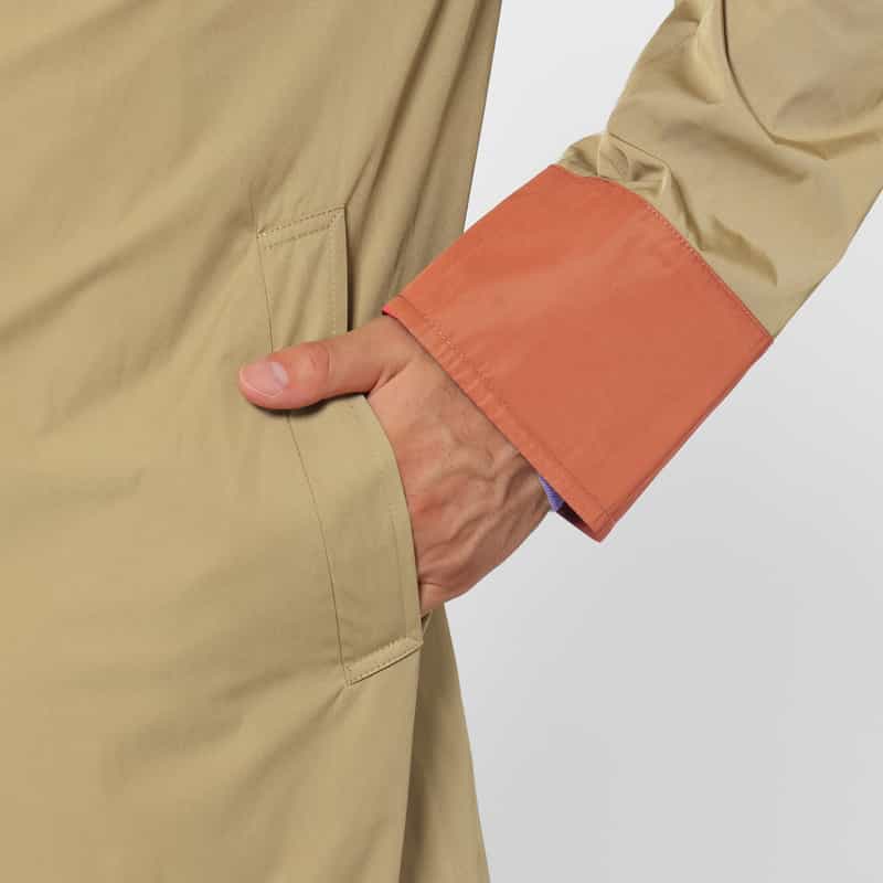 BARNEYS NEW YORK ダブルフェイスフーデッドコート BEIGE