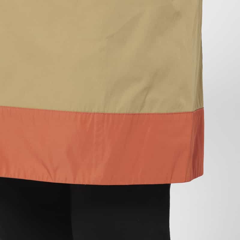 BARNEYS NEW YORK ダブルフェイスフーデッドコート BEIGE