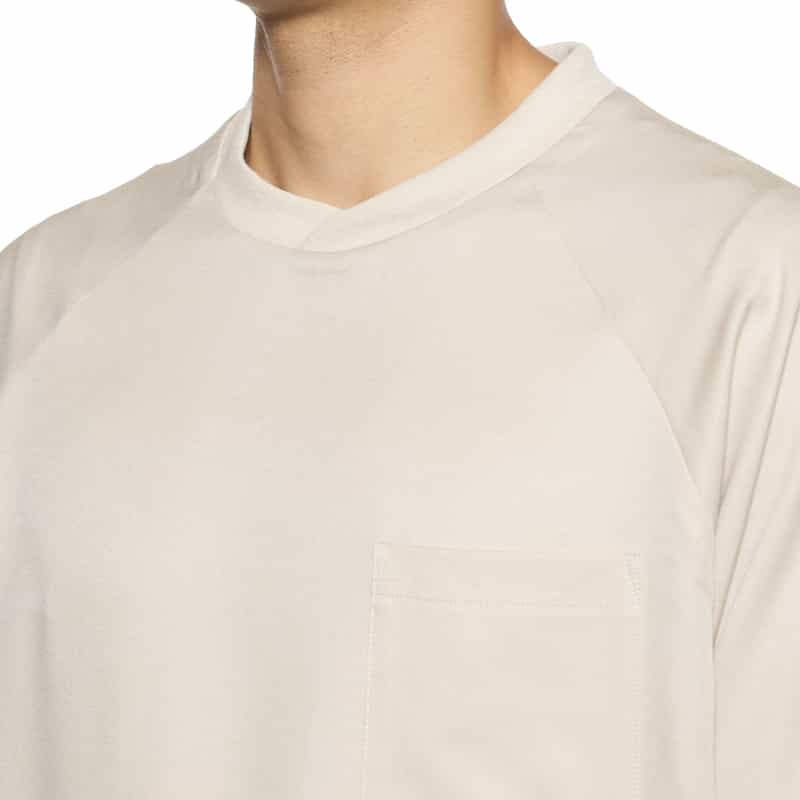 BARNEYS NEW YORK セットアップ切替Tシャツ IVORY