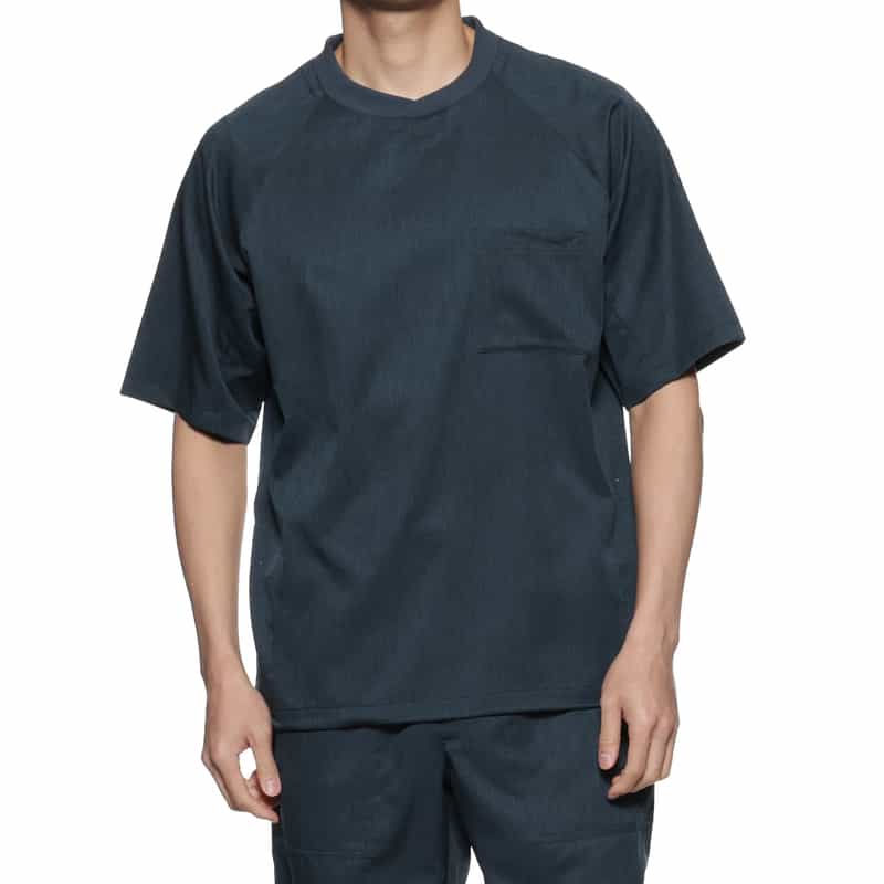 BARNEYS NEW YORK セットアップ切替Tシャツ NAVY