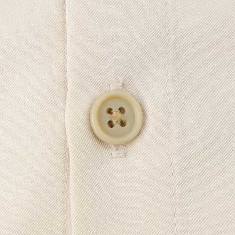 BARNEYS NEW YORK セットアップウォッシャブルオープンカラーシャツ IVORY