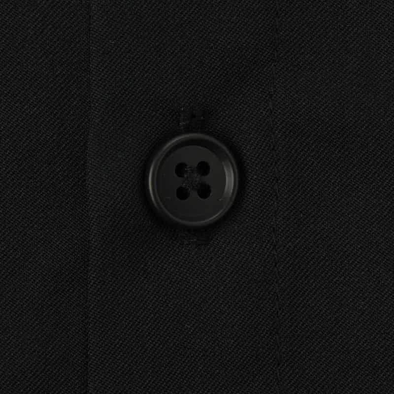 BARNEYS NEW YORK セットアップウォッシャブルオープンカラーシャツ BLACK