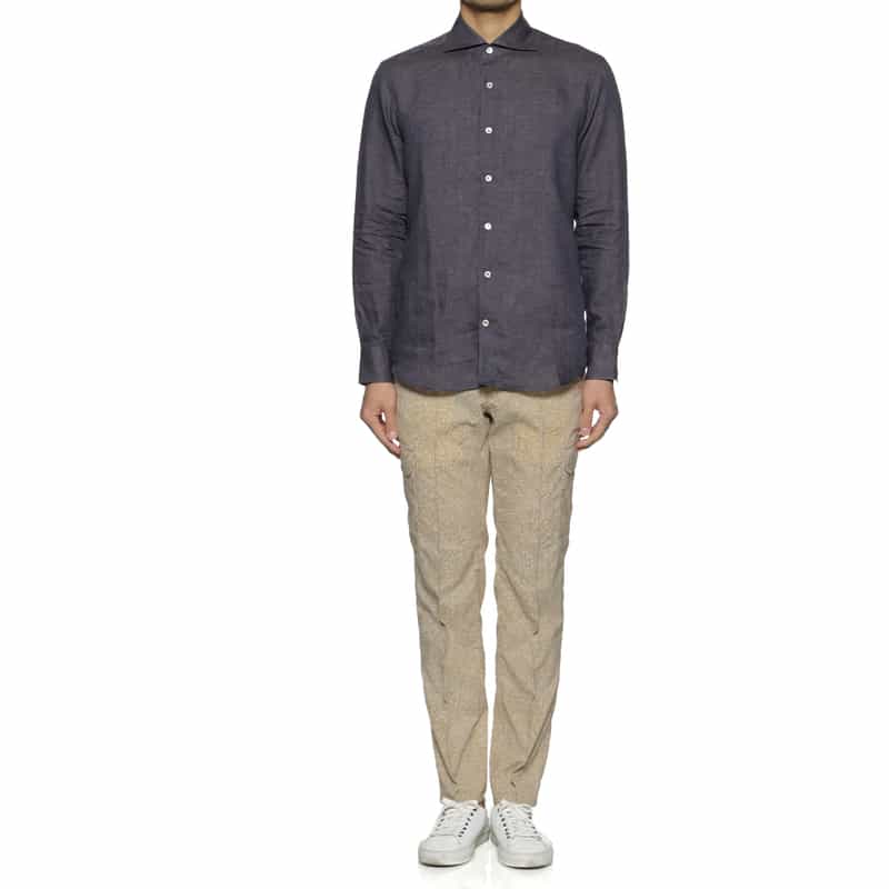 BARNEYS NEW YORK ウォッシャブルカーゴパンツ BEIGE