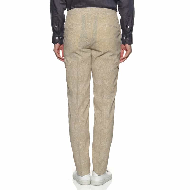 BARNEYS NEW YORK ウォッシャブルカーゴパンツ BEIGE