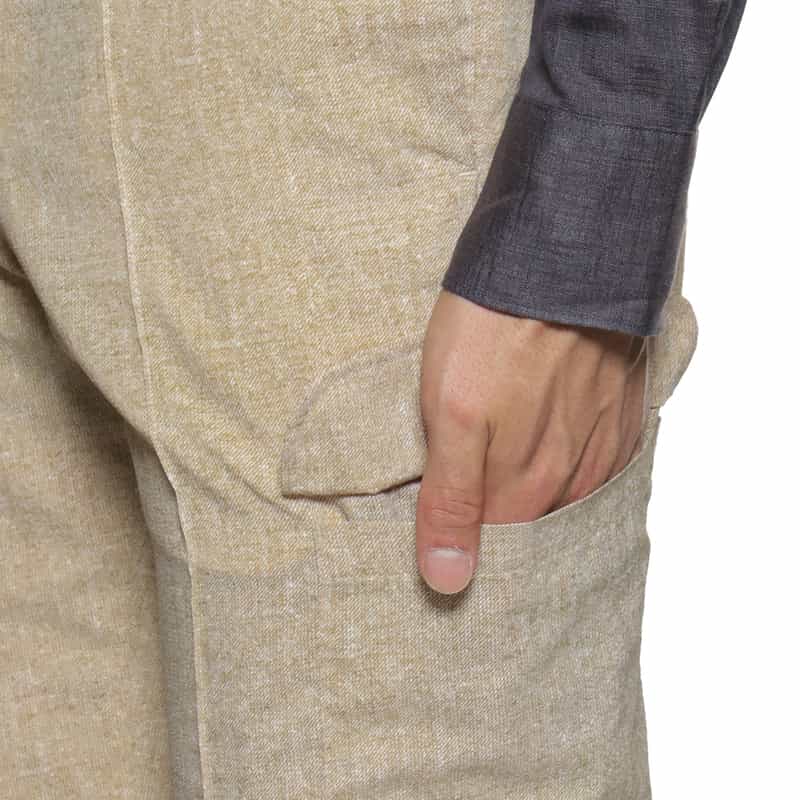 BARNEYS NEW YORK ウォッシャブルカーゴパンツ BEIGE