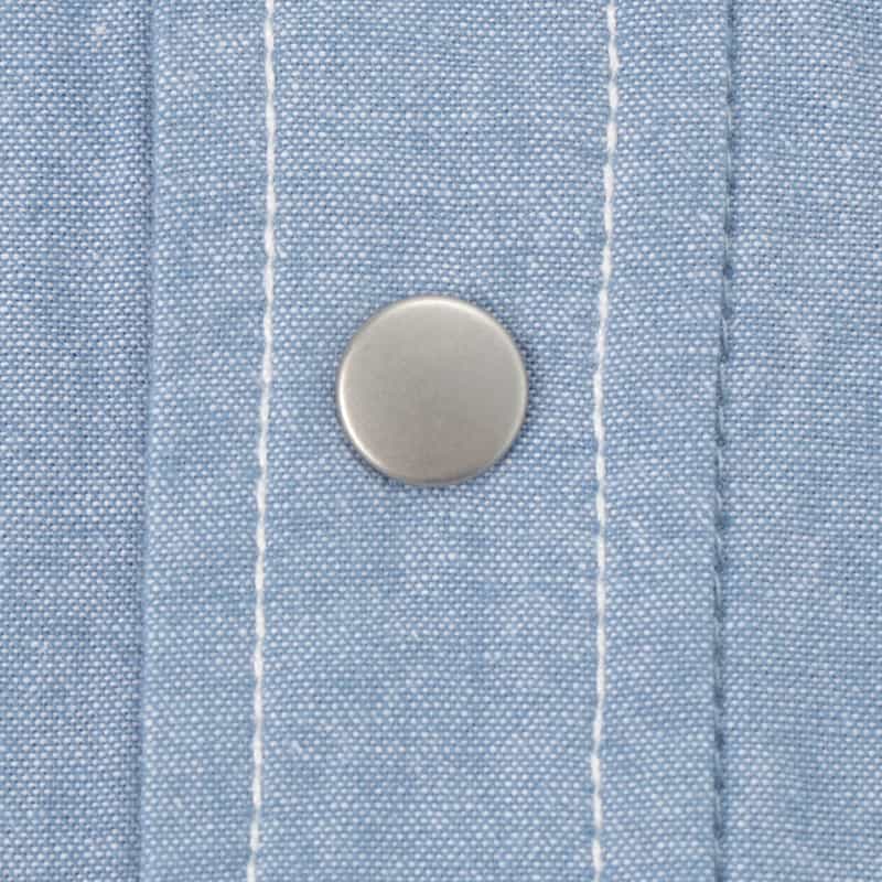 BARNEYS NEW YORK ダンガリー素材ワークシャツ BLUE