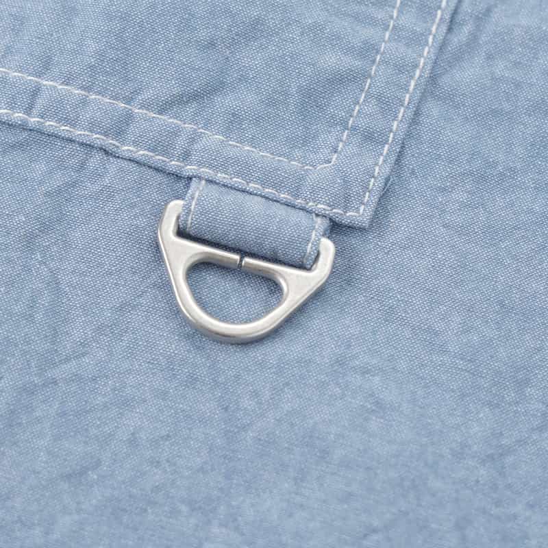 BARNEYS NEW YORK ダンガリー素材ワークシャツ BLUE