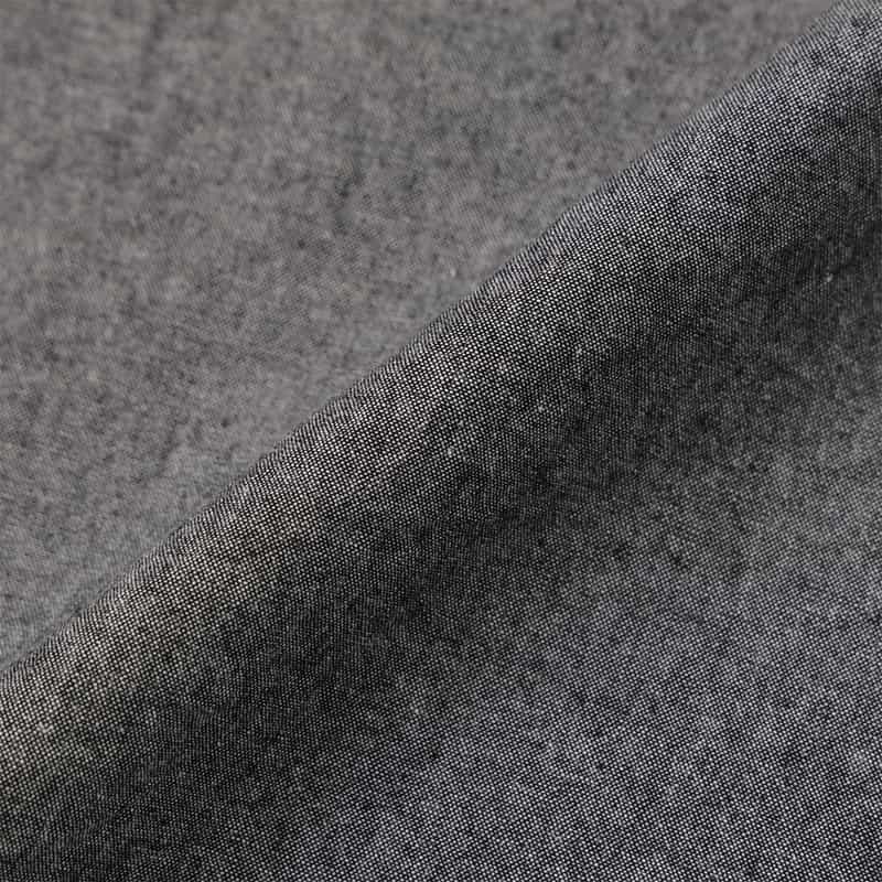 BARNEYS NEW YORK ダンガリー素材ワークシャツ BLACK