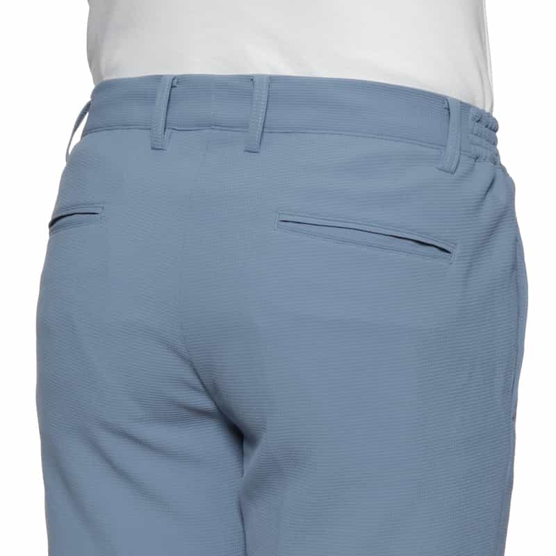 BARNEYS NEW YORK セットアップ ワッフル素材ストレッチショーツ BLUE