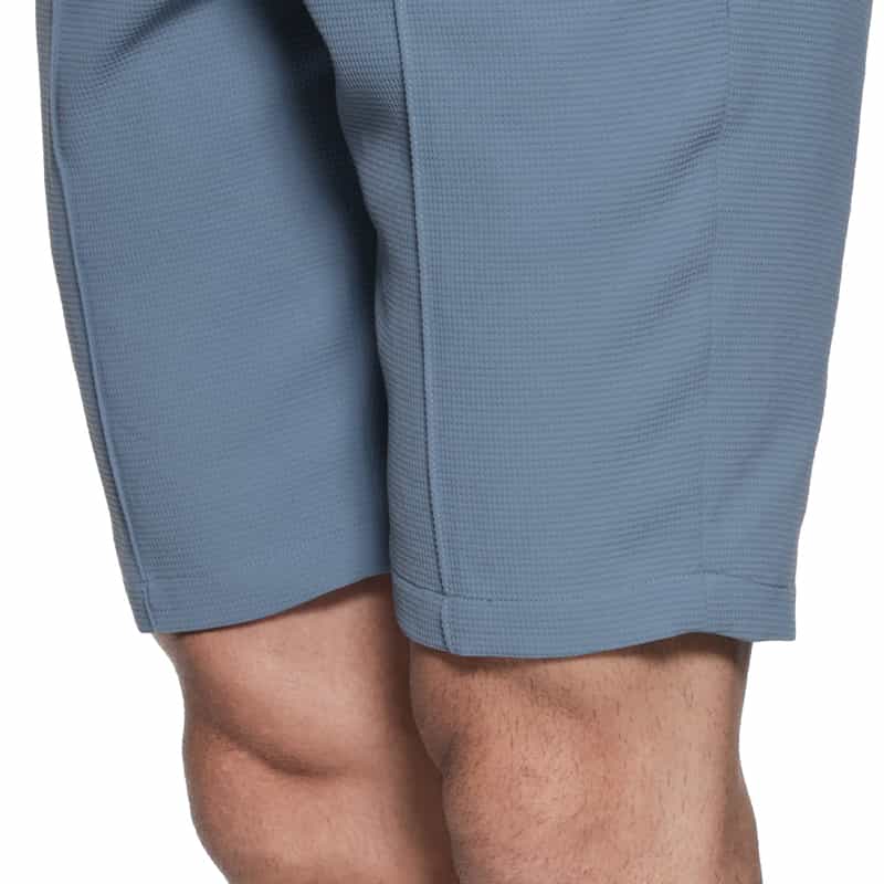 BARNEYS NEW YORK セットアップ ワッフル素材ストレッチショーツ BLUE