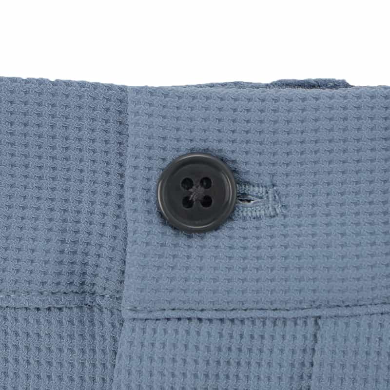 BARNEYS NEW YORK セットアップ ワッフル素材ストレッチショーツ BLUE