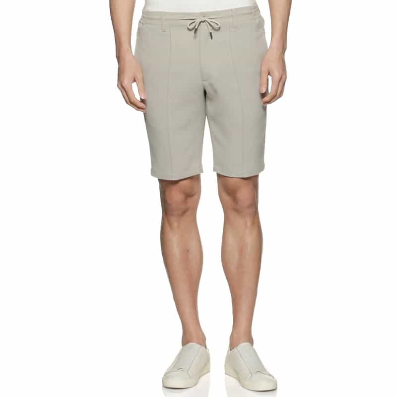 BARNEYS NEW YORK セットアップ ワッフル素材ストレッチショーツ GRAY