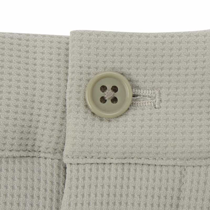 BARNEYS NEW YORK セットアップ ワッフル素材ストレッチショーツ GRAY