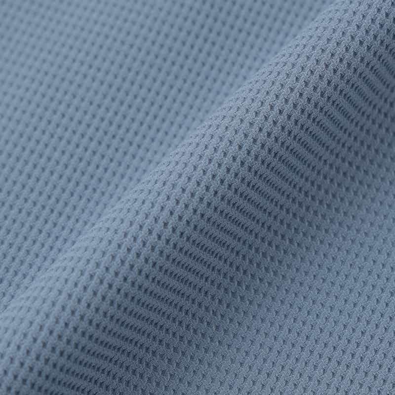 BARNEYS NEW YORK セットアップ ワッフル素材ストレッチシャツ BLUE