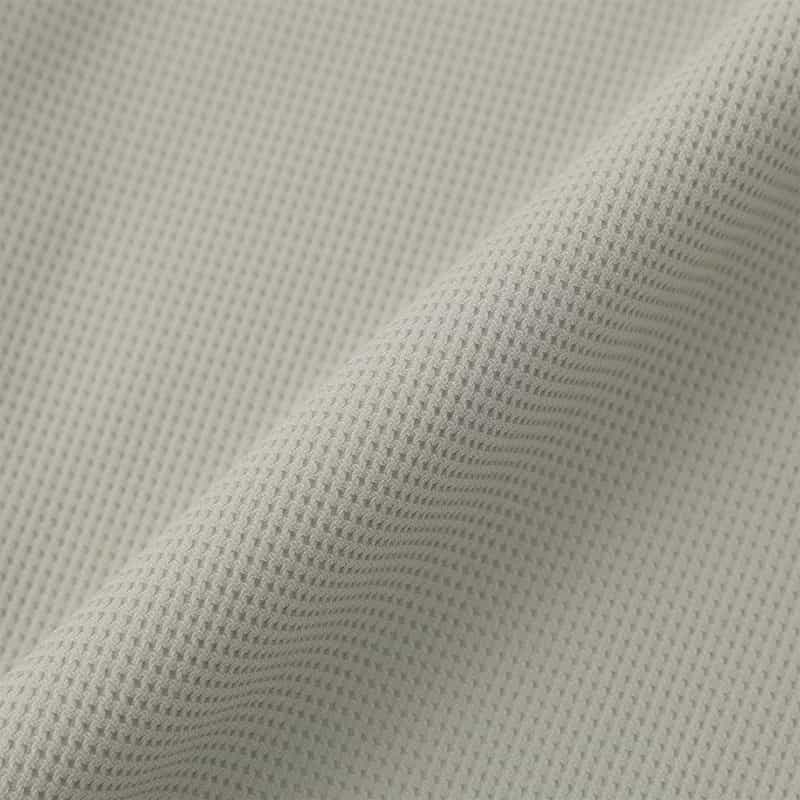 BARNEYS NEW YORK セットアップ ワッフル素材ストレッチシャツ GRAY