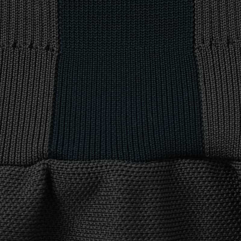 BARNEYS NEW YORK ウォッシャブル 切り替えドレス GRAY