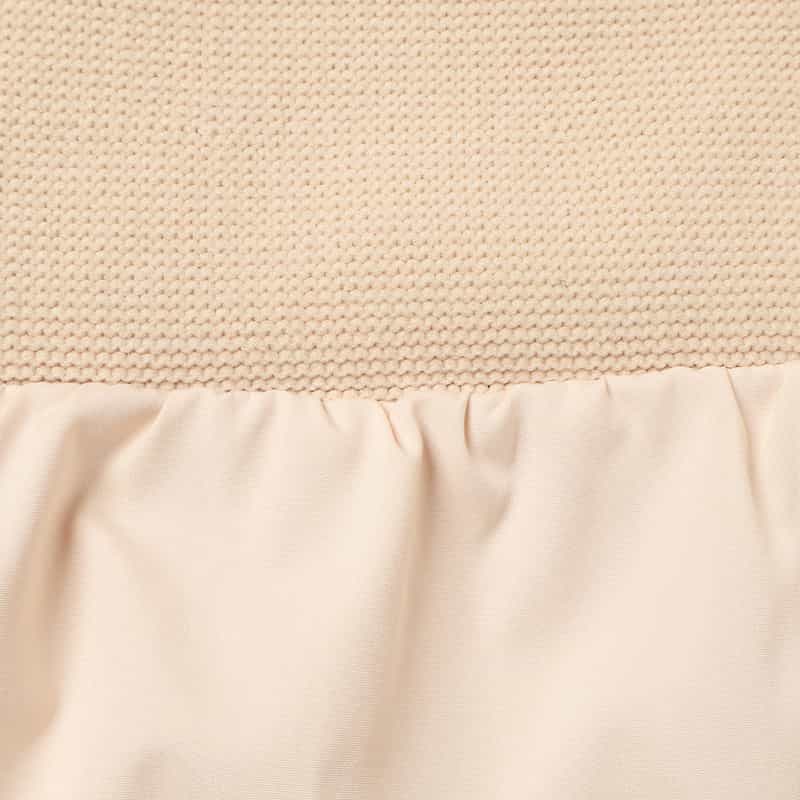 BARNEYS NEW YORK ウォッシャブル コンビネーション ティアードドレス BEIGE