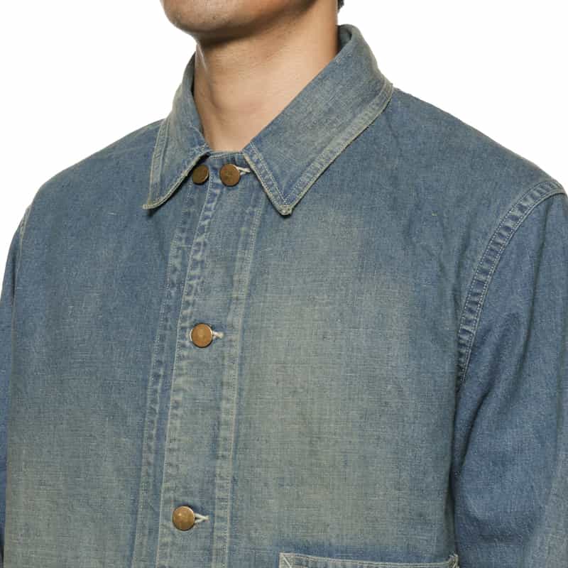 BARNEYS NEW YORK デニム チョアジャケット LT BLUE