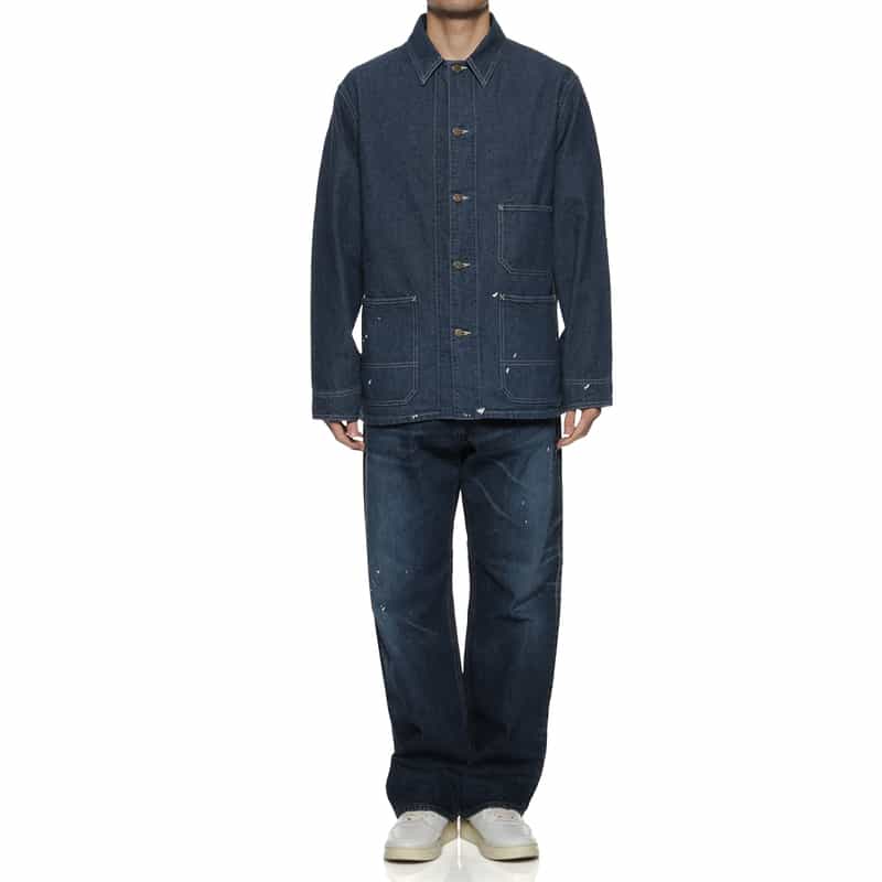 BARNEYS NEW YORK デニム チョアジャケット NAVY