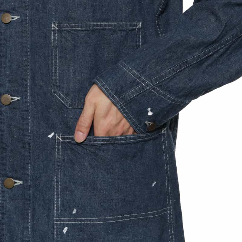 BARNEYS NEW YORK デニム チョアジャケット NAVY