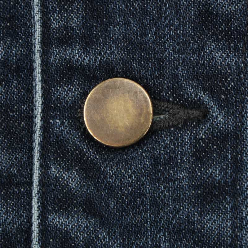 BARNEYS NEW YORK フロントボタン デニムジャケット NAVY