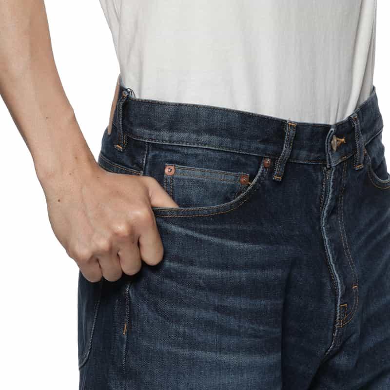 BARNEYS NEW YORK 5ポケットデニムパンツ NAVY