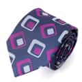 マルチスクエア柄タイ