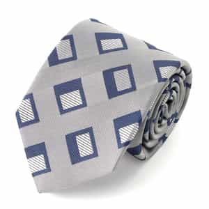 ランダムスクエア柄タイ