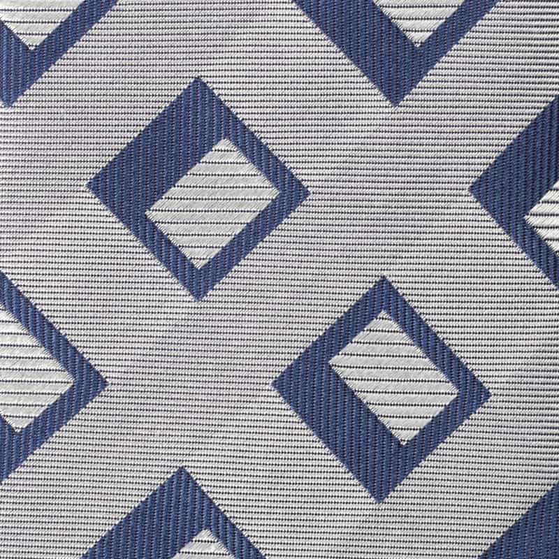 SEAWARD＆STEARN ランダムスクエア柄タイ LIGHT GRAY