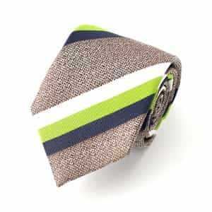 メランジ ストライプ柄タイ