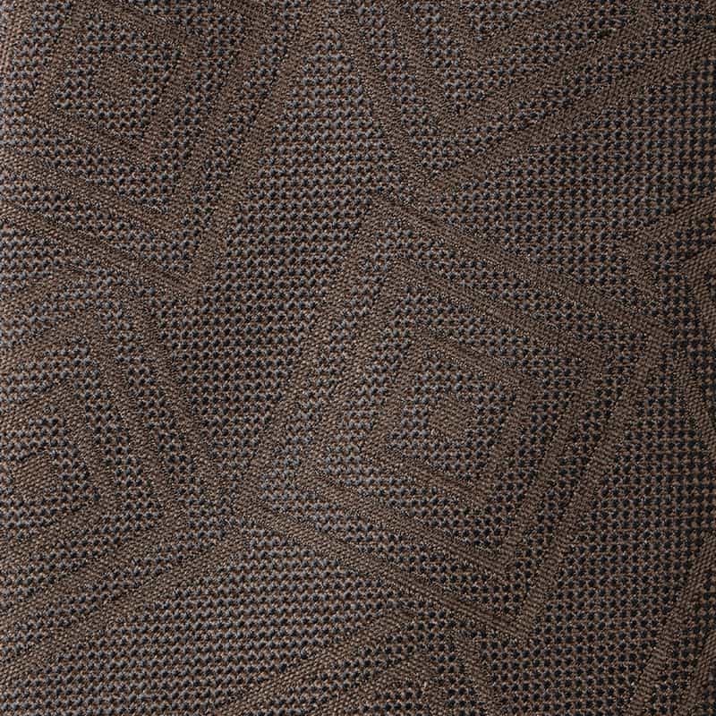 SEAWARD＆STEARN スクエア柄タイ GRAY