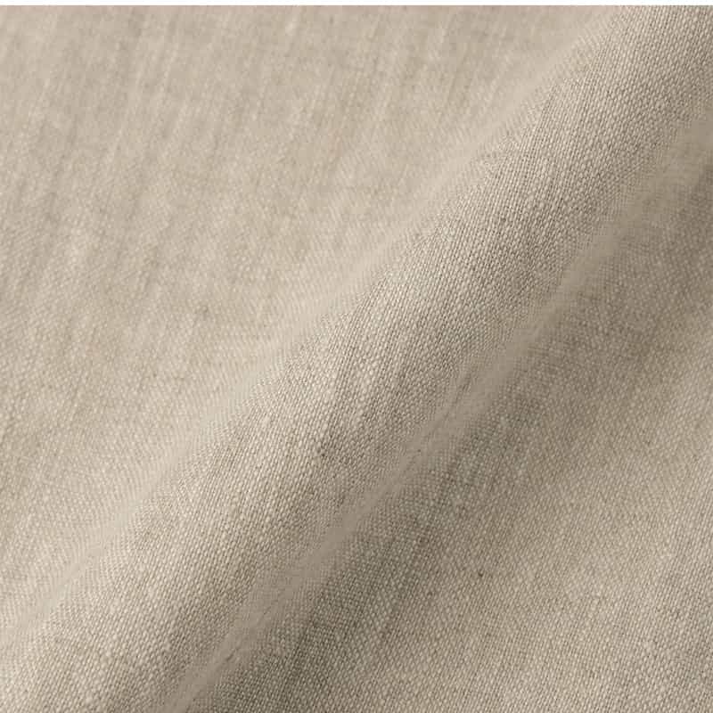 BARNEYS NEW YORK リネン素材ハーフスリーブ オープンカラーシャツ LT GRAY