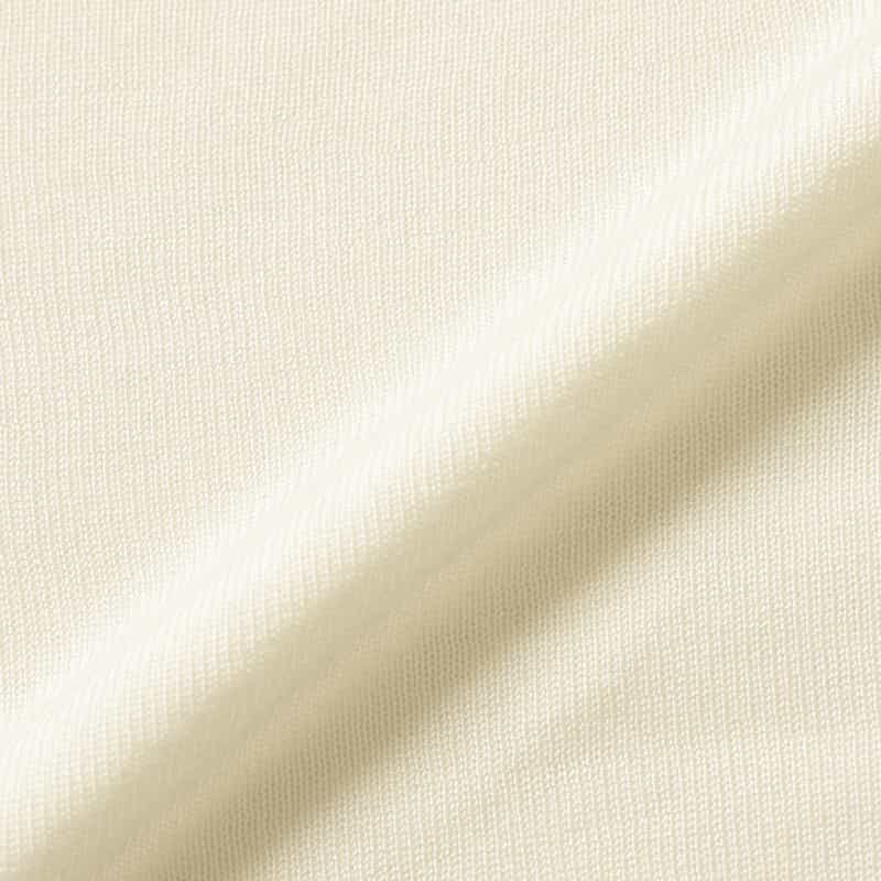 BARNEYS NEW YORK ウォッシャブル シルク ニットプルオーバー WHITE