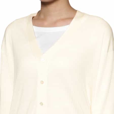 BARNEYS NEWYORK◆カーディガン(薄手)/--/シルク/グリーン/無地/カシミヤシルク 41960 Everyday Cardigan – FOXEY 公式オンラインブティック