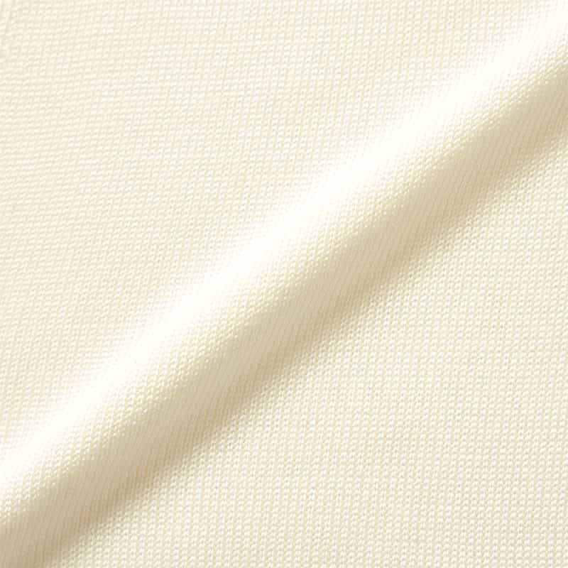 BARNEYS NEW YORK ウォッシャブル シルク アシンメトリーニットベスト WHITE