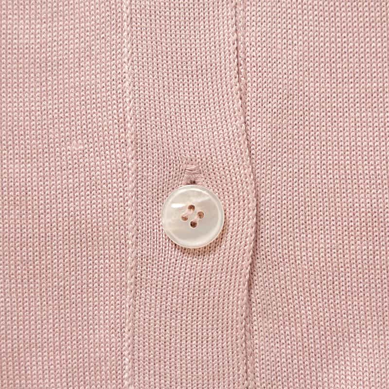 BARNEYS NEW YORK ウォッシャブル シルク アシンメトリーニットベスト PINK