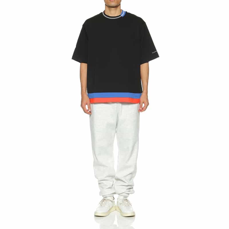 LQQK STUDIO LQQK STUDIO＜ルックスタジオ＞ ステッチ入りTシャツ MULTI COLOR