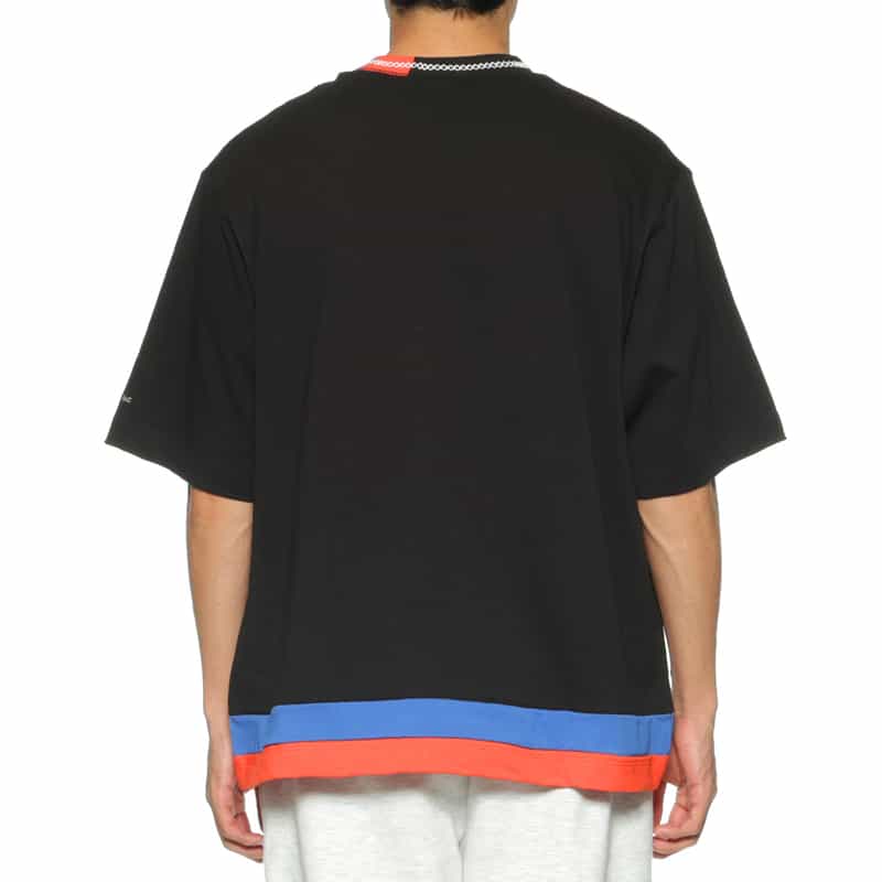 LQQK STUDIO LQQK STUDIO＜ルックスタジオ＞ ステッチ入りTシャツ MULTI COLOR