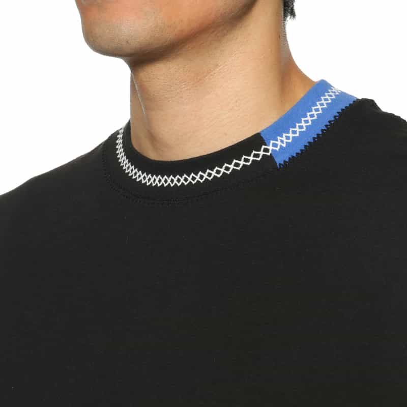 LQQK STUDIO LQQK STUDIO＜ルックスタジオ＞ ステッチ入りTシャツ MULTI COLOR