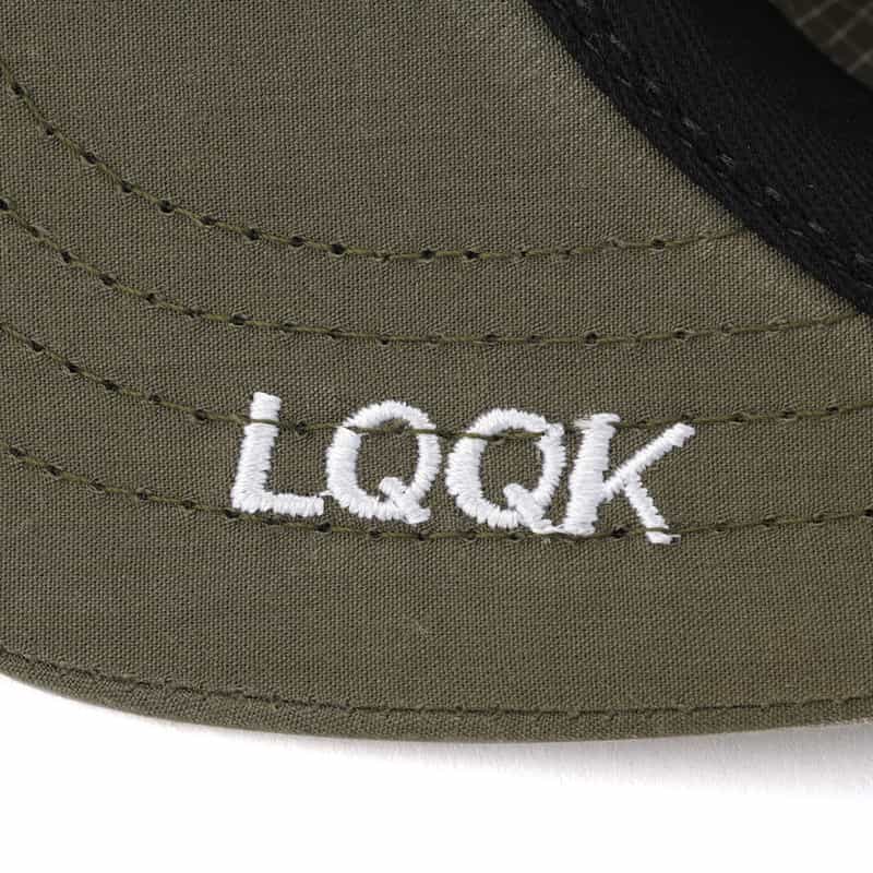LQQK STUDIO LQQK STUDIO＜ルックスタジオ＞エンブロイダリーロゴ ベースボールキャップ KHAKI