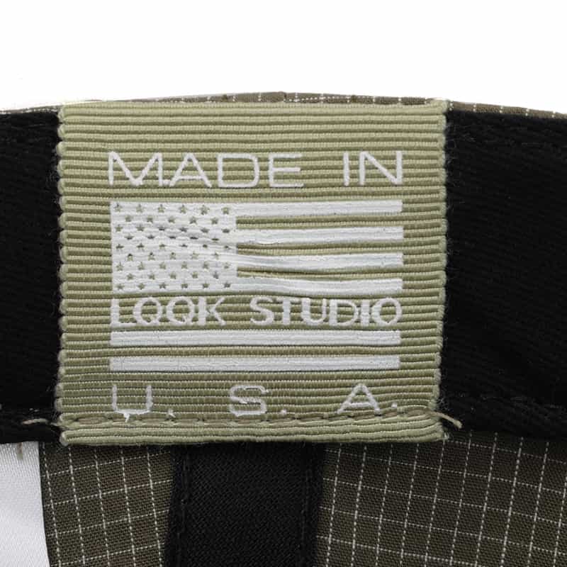 LQQK STUDIO LQQK STUDIO＜ルックスタジオ＞エンブロイダリーロゴ ベースボールキャップ KHAKI