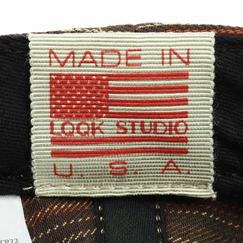 LQQK STUDIO LQQK STUDIO＜ルックスタジオ＞エンブロイダリーロゴ ベースボールキャップ MULTI COLOR