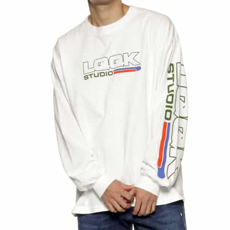 LQQK STUDIO＜ルックスタジオ＞ ロゴ入りロングスリーブカットソー