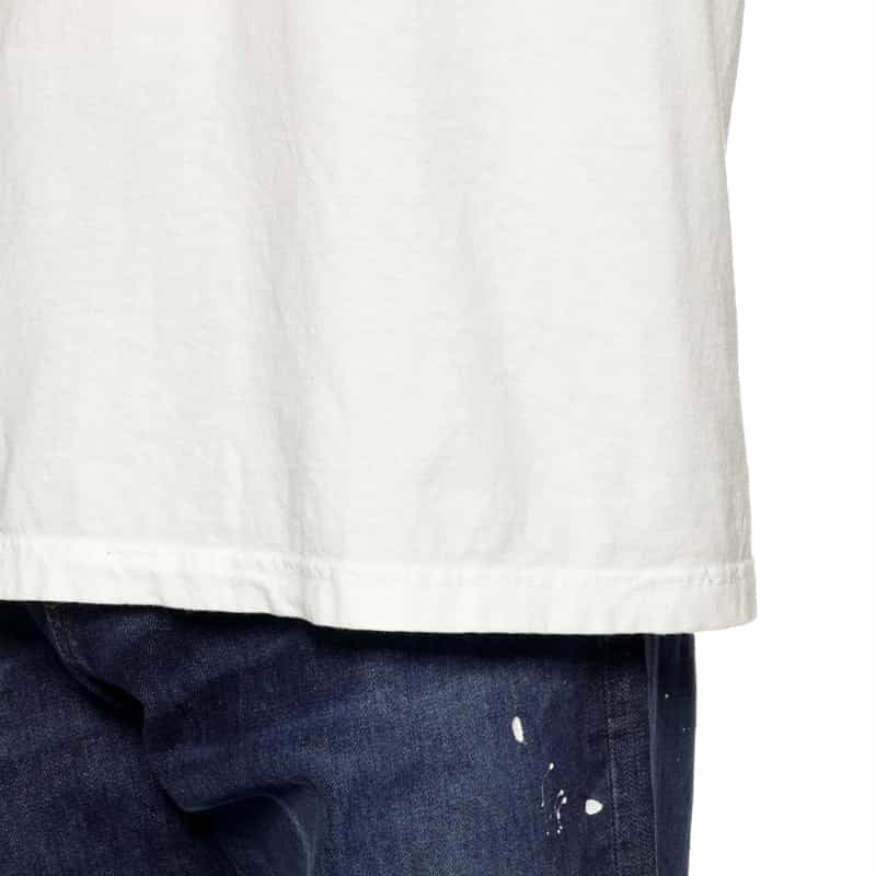 LQQK STUDIO LQQK STUDIO＜ルックスタジオ＞ ロゴ入りロングスリーブカットソー WHITE