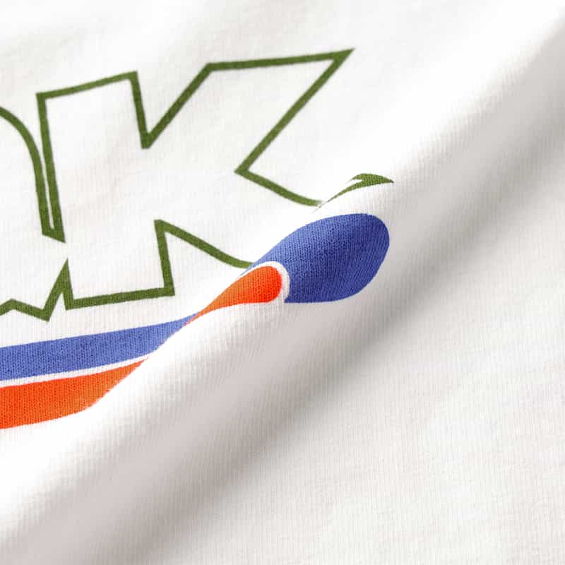 LQQK STUDIO LQQK STUDIO＜ルックスタジオ＞ ロゴ入りロングスリーブカットソー WHITE