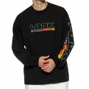 LQQK STUDIO＜ルックスタジオ＞ ロゴ入りロングスリーブカットソー