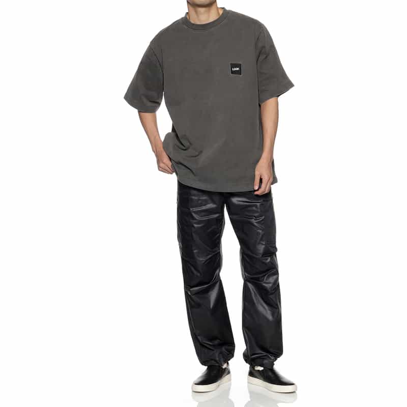 LQQK STUDIO LQQK STUDIO＜ルック スタジオ＞ ヴィンテージ加工Tシャツ BLACK