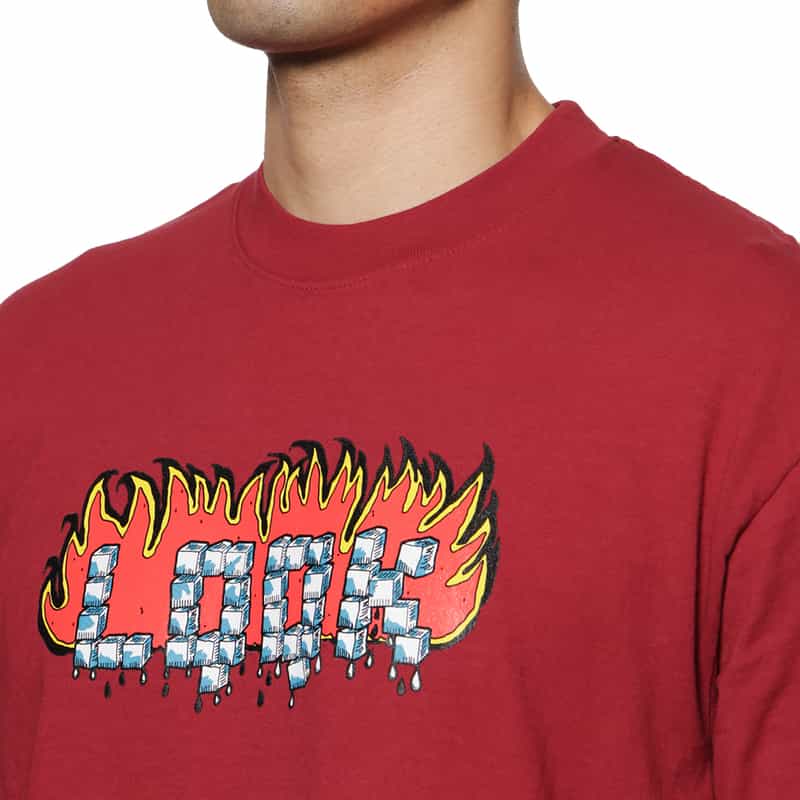 LQQK STUDIO LQQK STUDIO<ルックスタジオ>プリントTシャツ RED